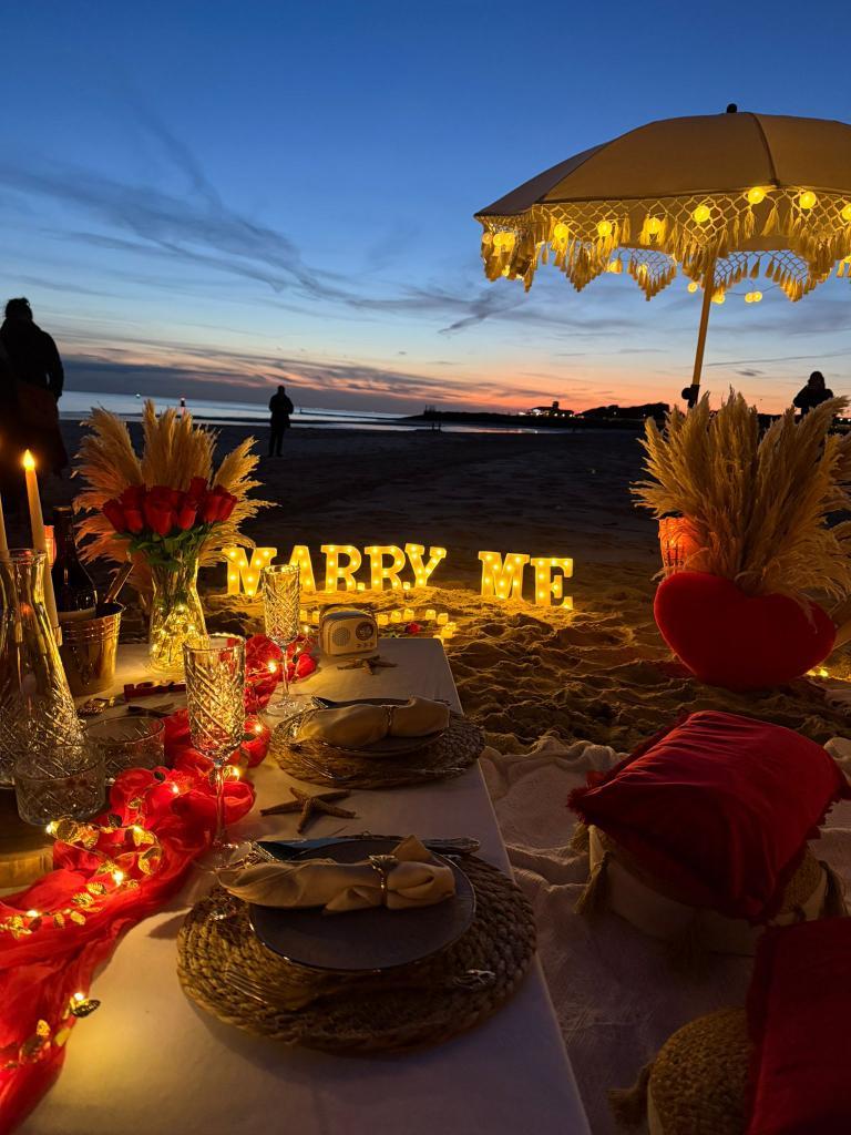 Huwelijksaanzoek met tipi